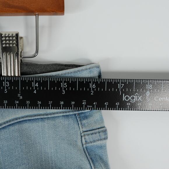 Lee Jeans Womens 14 Medium Ultra Lux Boot Crop Mid Rise Light Wash Stretch Denim - Picture 4 of 8